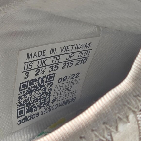 Adidas NMD R1 Girls Size 3 White Floral Athletic Shoes School Walking Outdoors - Picture 7 of 13